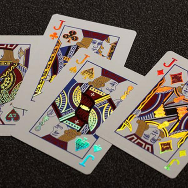 Vegas Diffractor Ultraviolet (Metal) Playing Cards