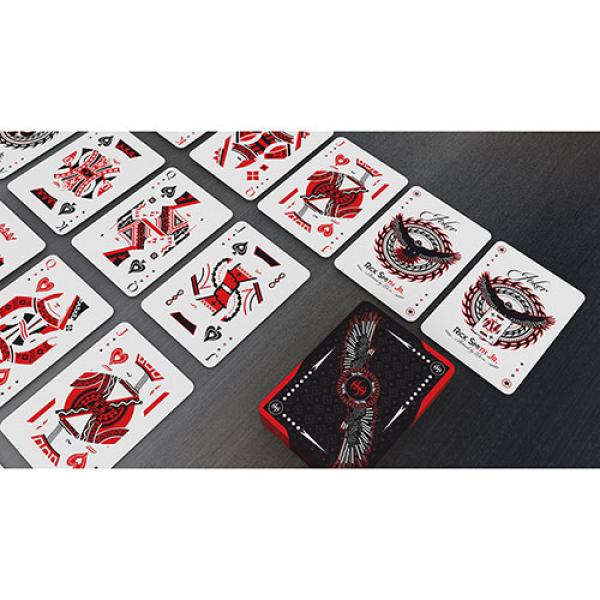 Falcon Razor Throwing Cards (Foil) by Rick Smith Jr. and De'vo