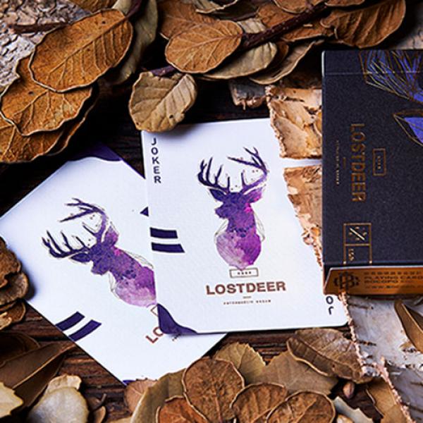 Lost Deer Black Edition Playing Cards by BOCOPO