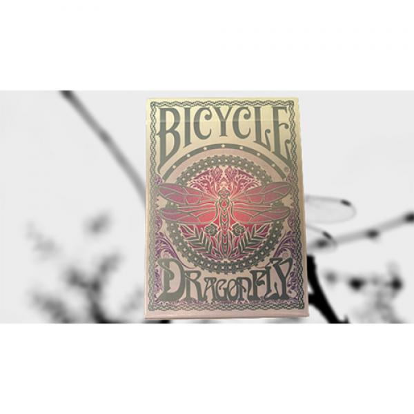 Gilded Bicycle Dragonfly (Teal) Playing Cards