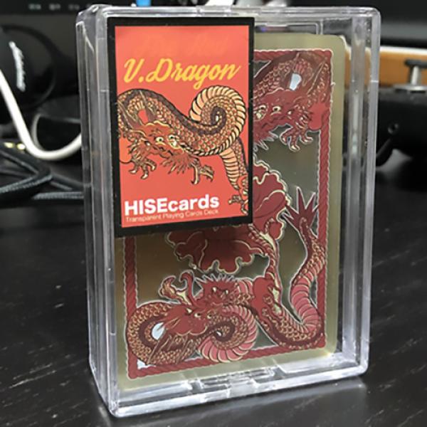 Dragon Transparent Playing Cards (Fire Red)