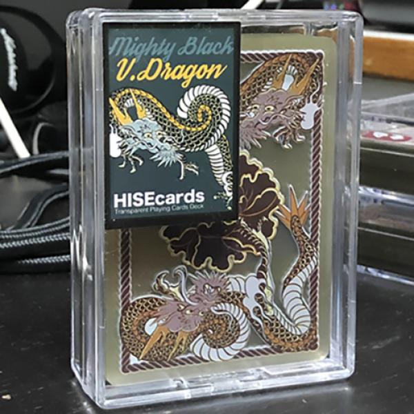 Dragon Transparent Playing Cards (Mighty Black)