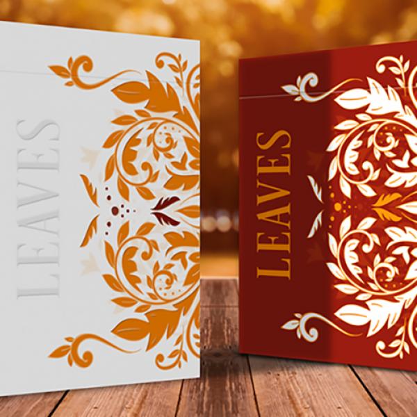 Leaves Autumn Edition Collector's (White) Playing Cards by Dutch Card House Company
