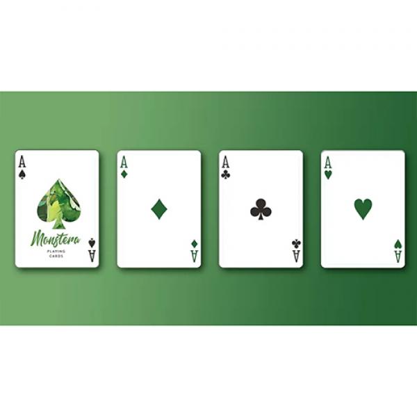 Monstera (Green) Playing Cards by TCC Presents