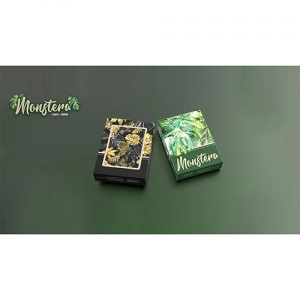 Monstera (Black) Playing Cards by TCC Presents