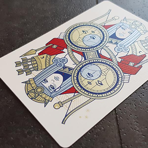 Pantheon Azure Playing Cards by Giovanni Meroni