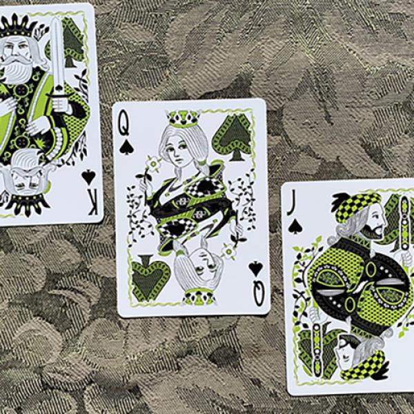 Gilded Bicycle Caterpillar (Dark) Playing Cards