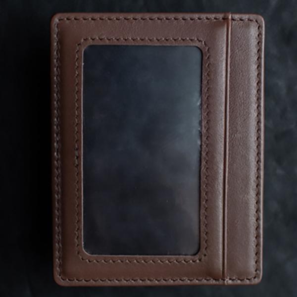 Limited Edition Shadow Wallet Bourbon Tan Leather (Gimmick and Online Instructions) by Dee Christopher and 1914