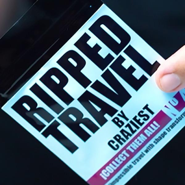 RIPPED TRAVEL (Red Gimmicks and Online Instruction) by Craziest