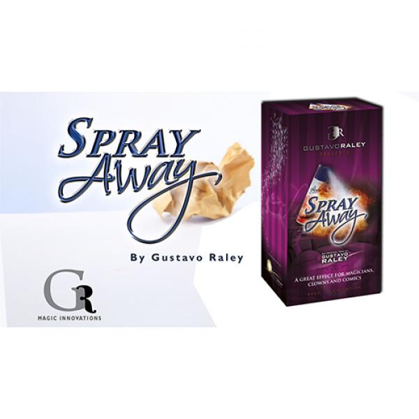 SPRAY AWAY (Gimmicks and Online Instructions) by Gustavo Raley
