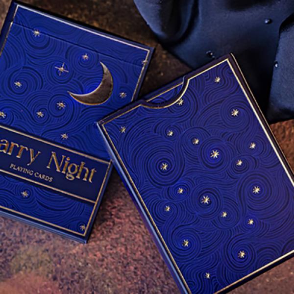 Elephant Playing Cards (Starry Night)