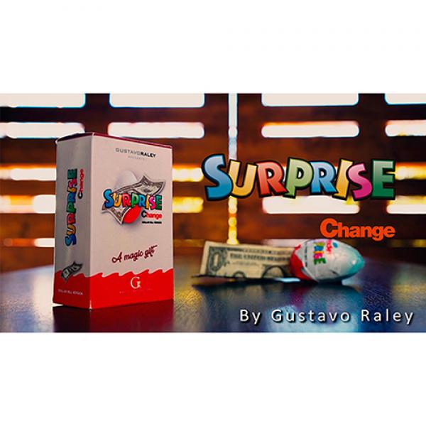 Surprise Change (Gimmicks and Online Instructions) by Gustavo Raley