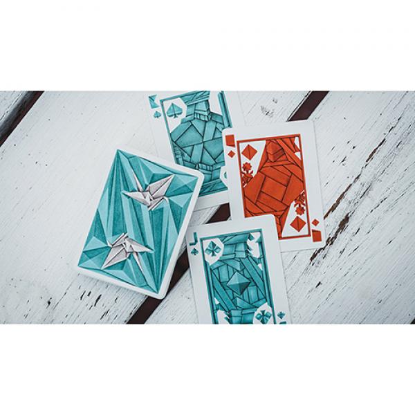 1000 Cranes V2 Playing Cards by Riffle Shuffle
