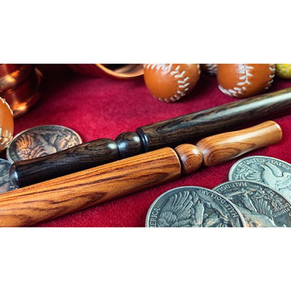 Wooden wand PRO (Standard Black) by Harry He & Bacon Magic
