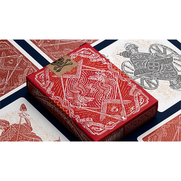 Sons of Liberty Patriot Red Playing Cards