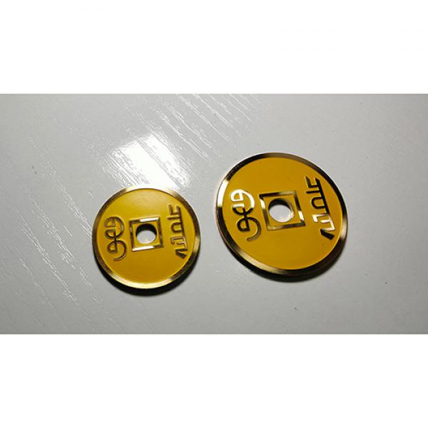 CHINESE COIN YELLOW LARGE by N2G