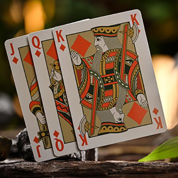 Notorious Gambling Frog (Orange) Playing Cards by Stockholm17