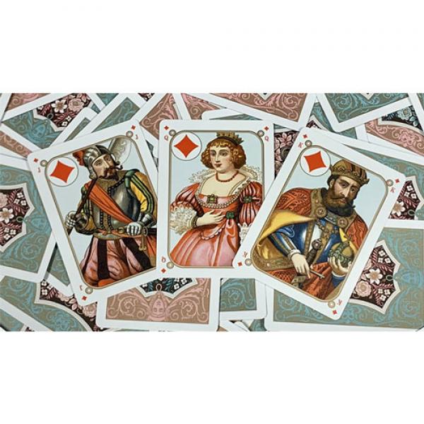 Four Continents (Red) Playing Cards