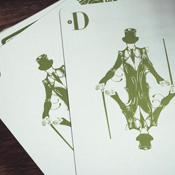 Smoke & Mirrors V8, Green (Deluxe) Edition Playing Cards by Dan & Dave