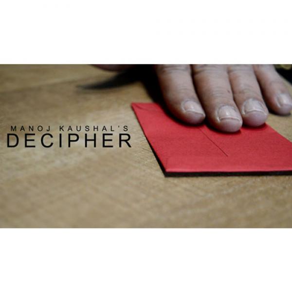DECIPHER BLACK (Gimmick and Online Instructions) by Manoj Kaushal