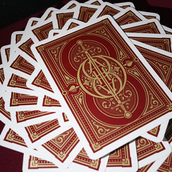 Oath Standard (Burgundy) Playing Cards by Lotrek