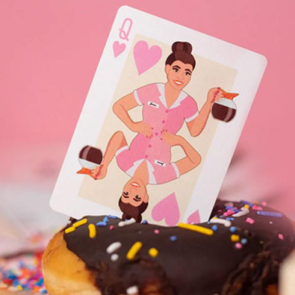 Papa Leon's Wicked Donuts (Strawberry) Playing Cards by Wounded Corner and Cam Toner