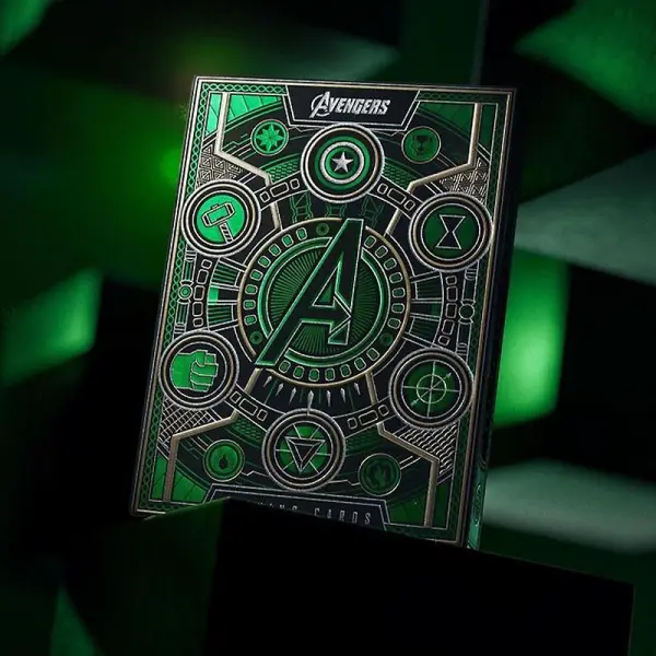 Avengers Green: Edition Playing Cards by Theory11