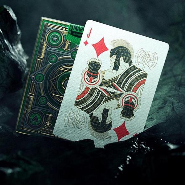 Avengers Green Edition Playing Cards by Theory11