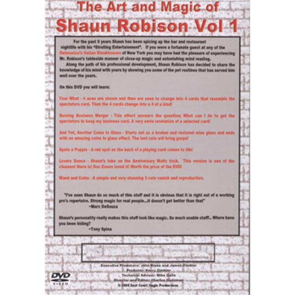 The Art And Magic Of Shaun Robison Volume 1 by East Coast Magic - DVD